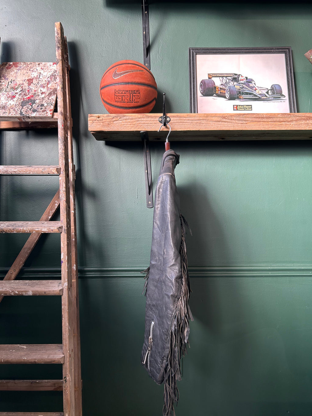 1970'S LEATHER BIKER JACKET