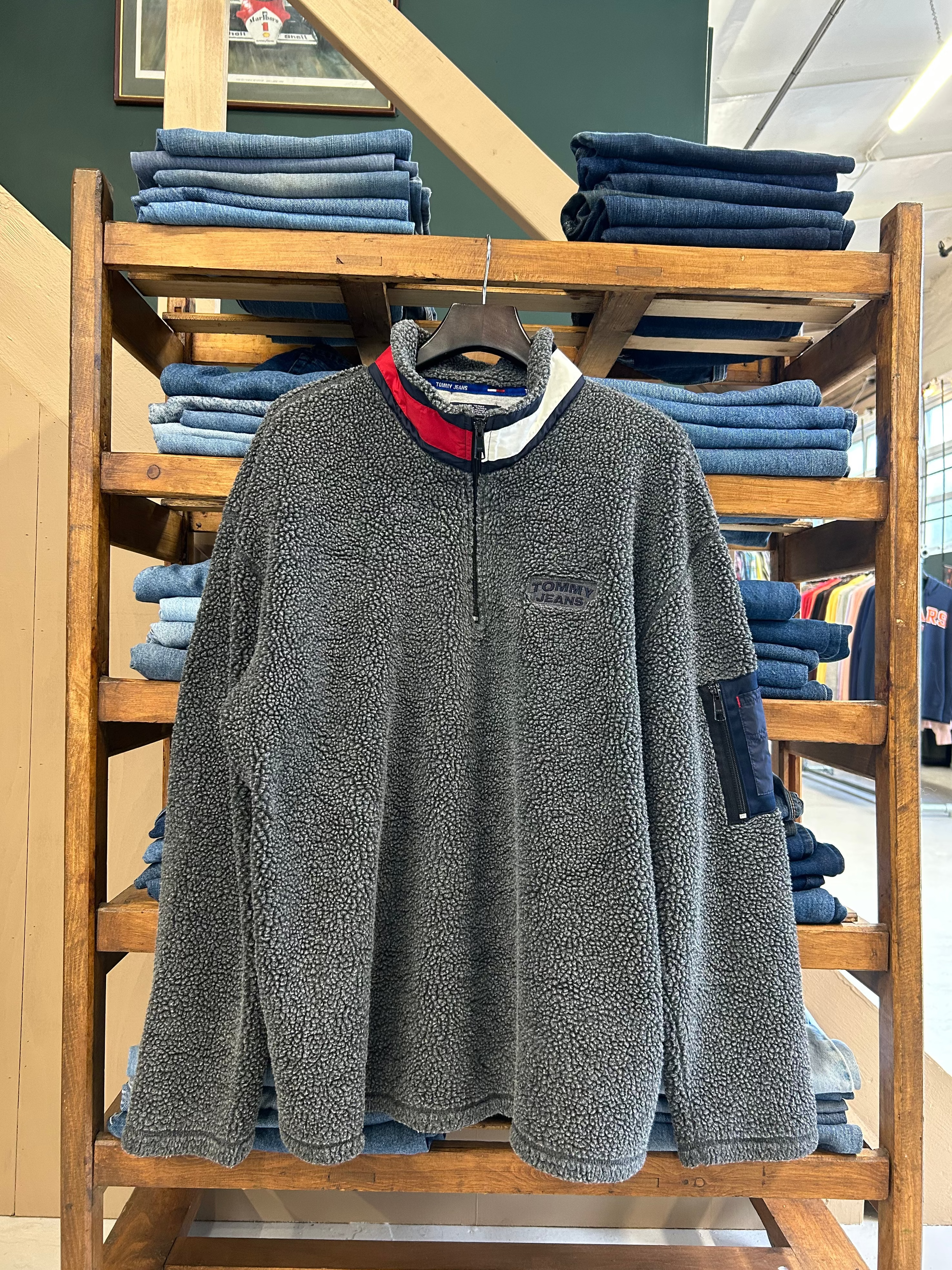 TOMMY HILFIGER FLEECE QUARTER ZIP