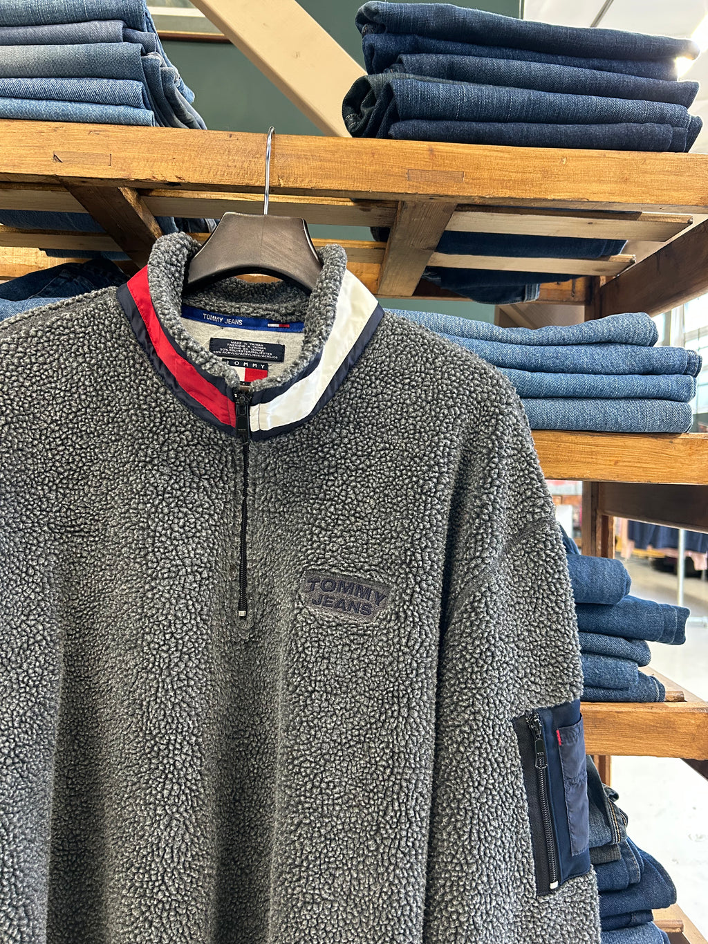 TOMMY HILFIGER FLEECE QUARTER ZIP