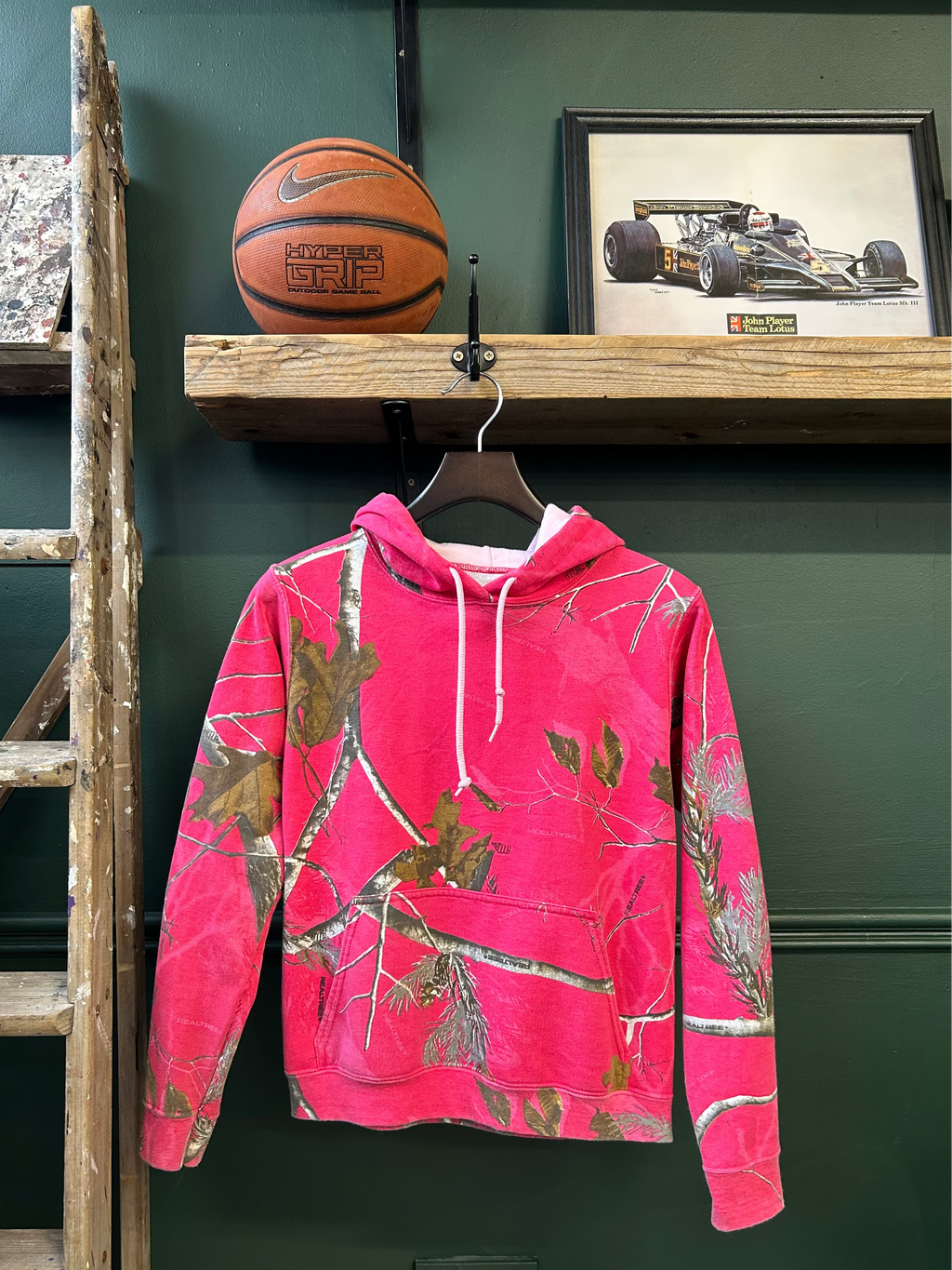REAL TREE PINK HOODIE