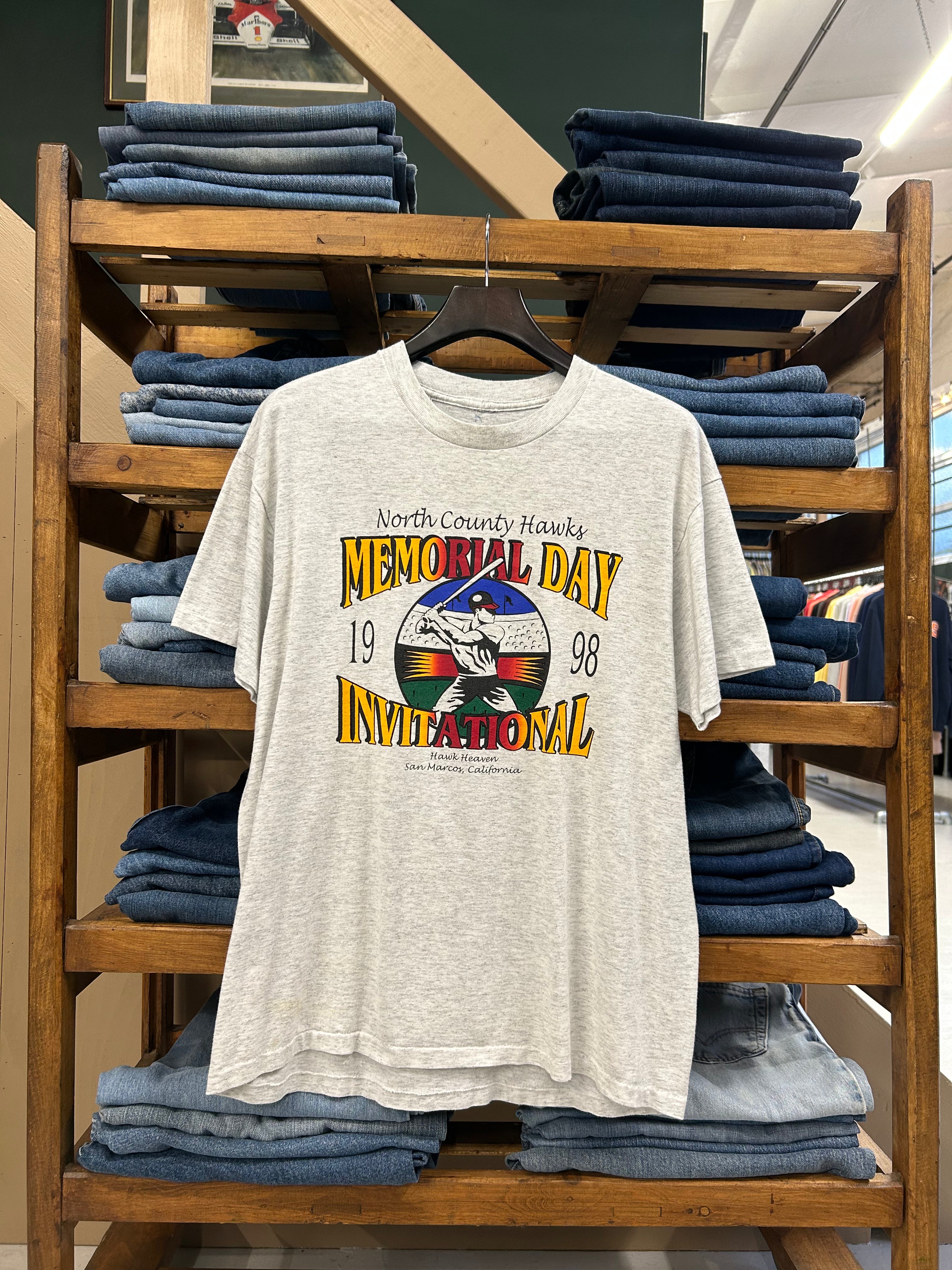 1998 SINGLE STITCH BASEBALL T-SHIRT