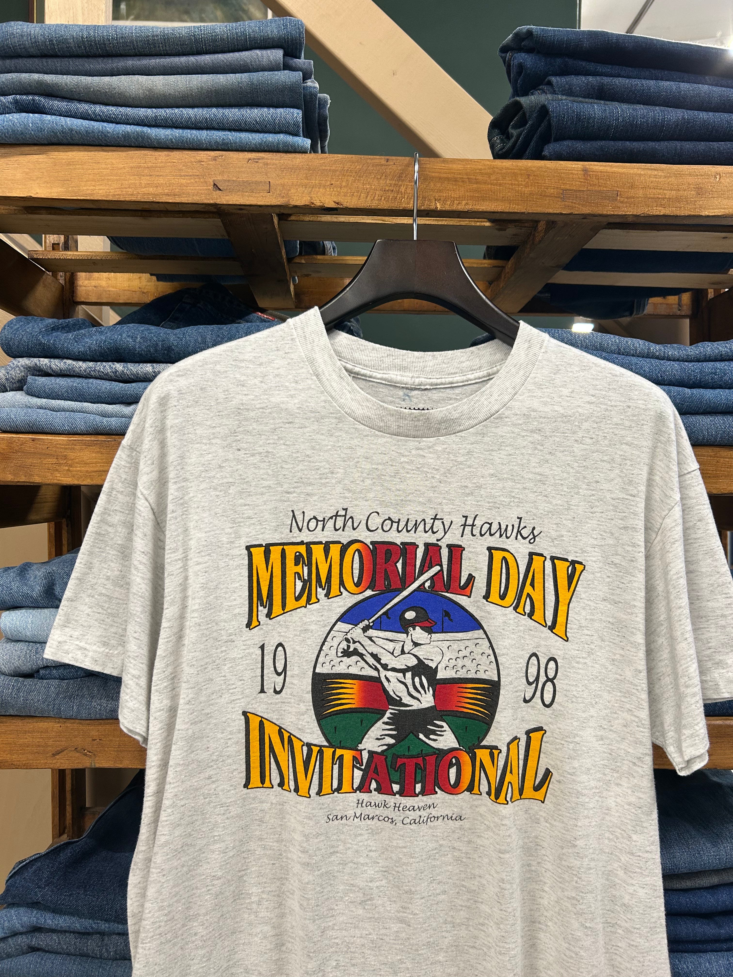 1998 SINGLE STITCH BASEBALL T-SHIRT