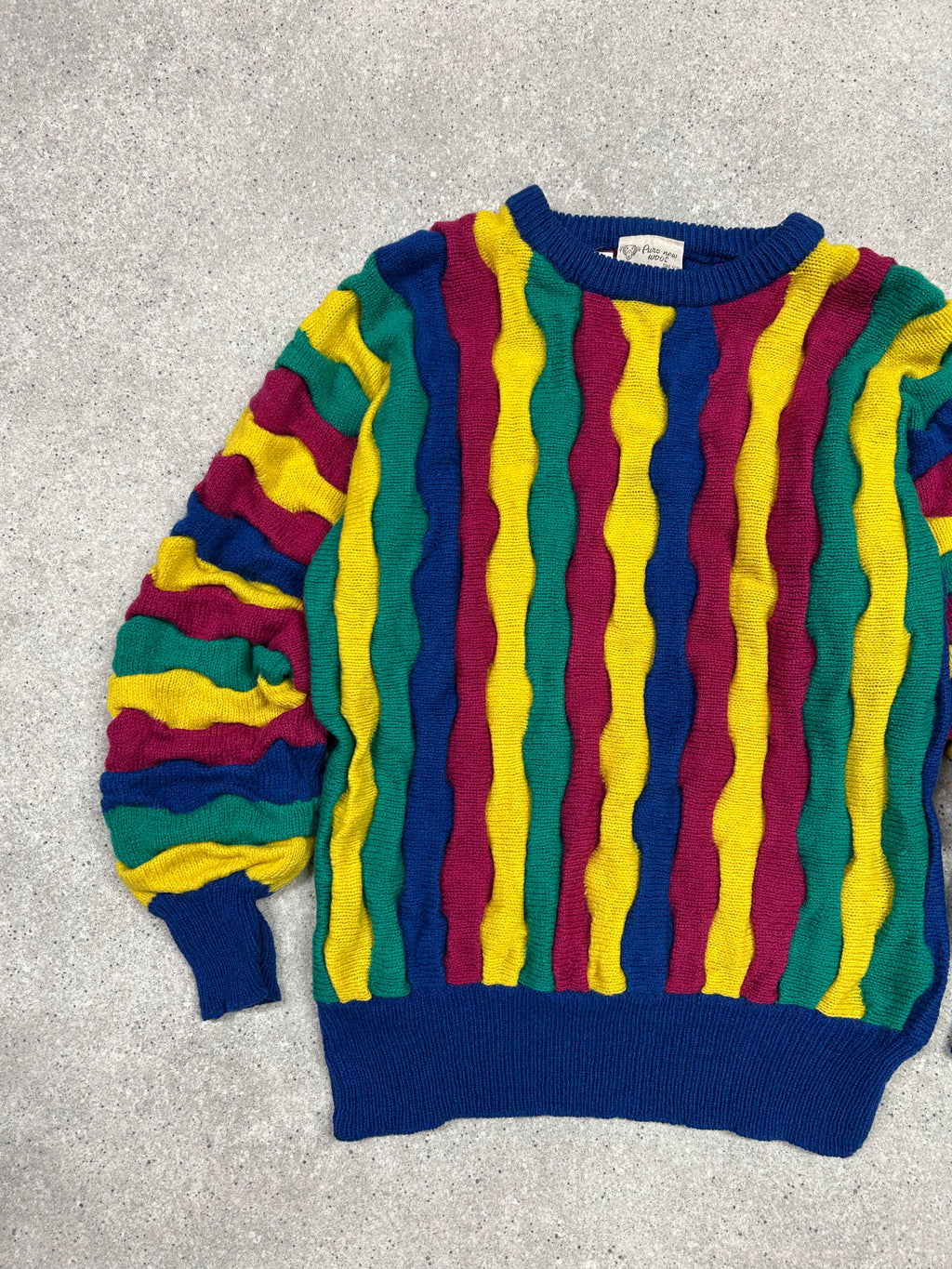 1980'S 3D KNIT SWEATER