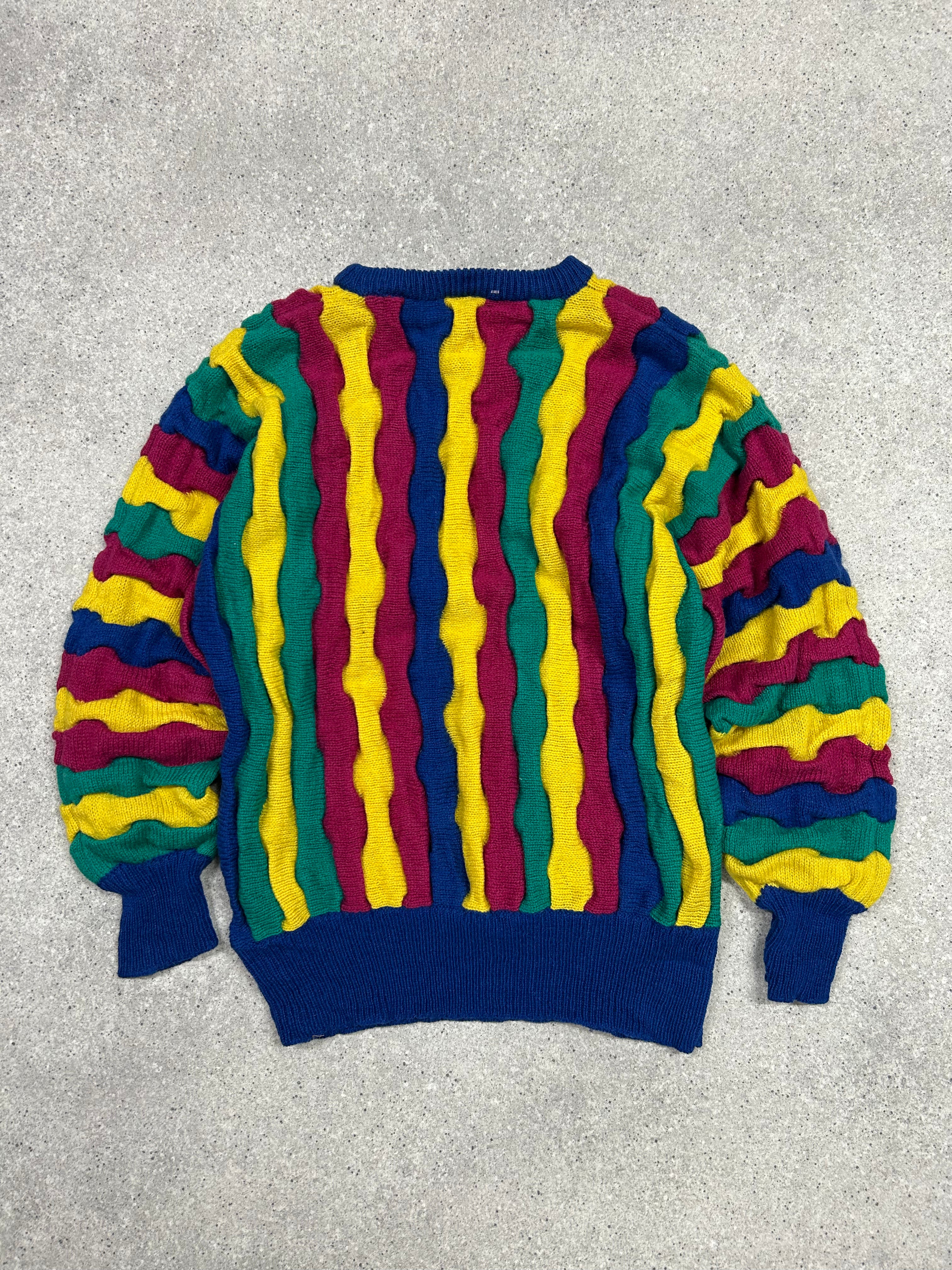 1980'S 3D KNIT SWEATER