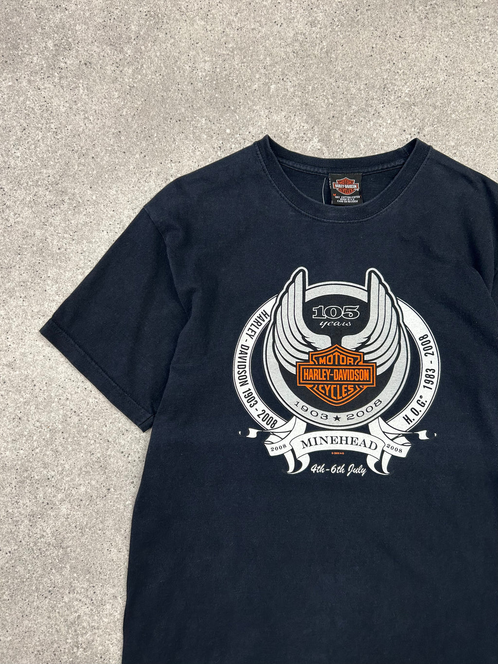 HARLEY DAVIDSON BIKER GRAPHIC T SHIRT