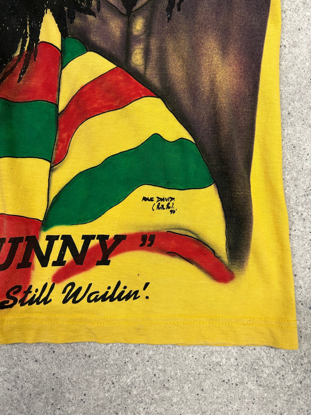 RARE BOB MARLEY 1996 T SHIRT
