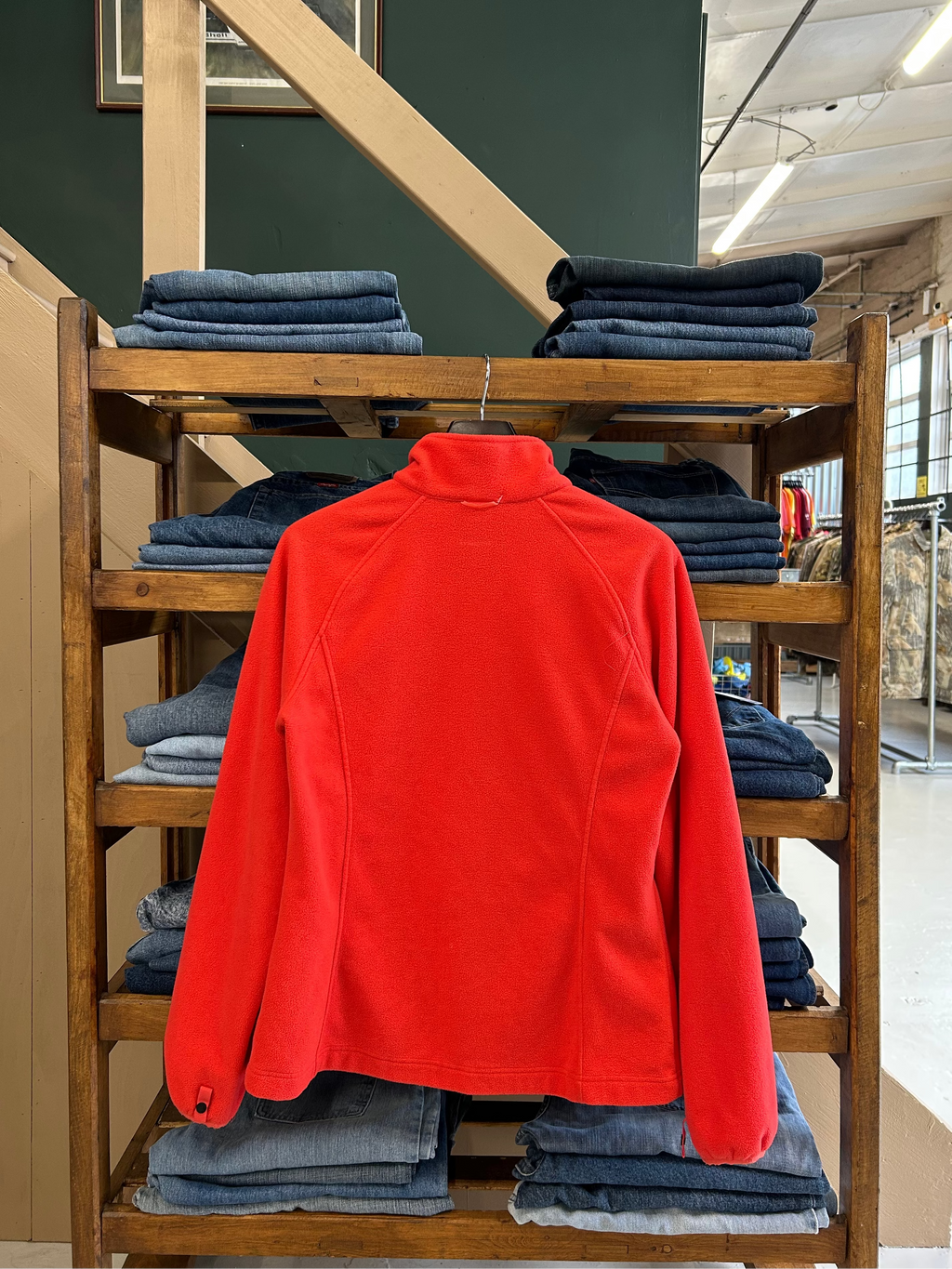 THE NORTHFACE ORANGE FLEECE