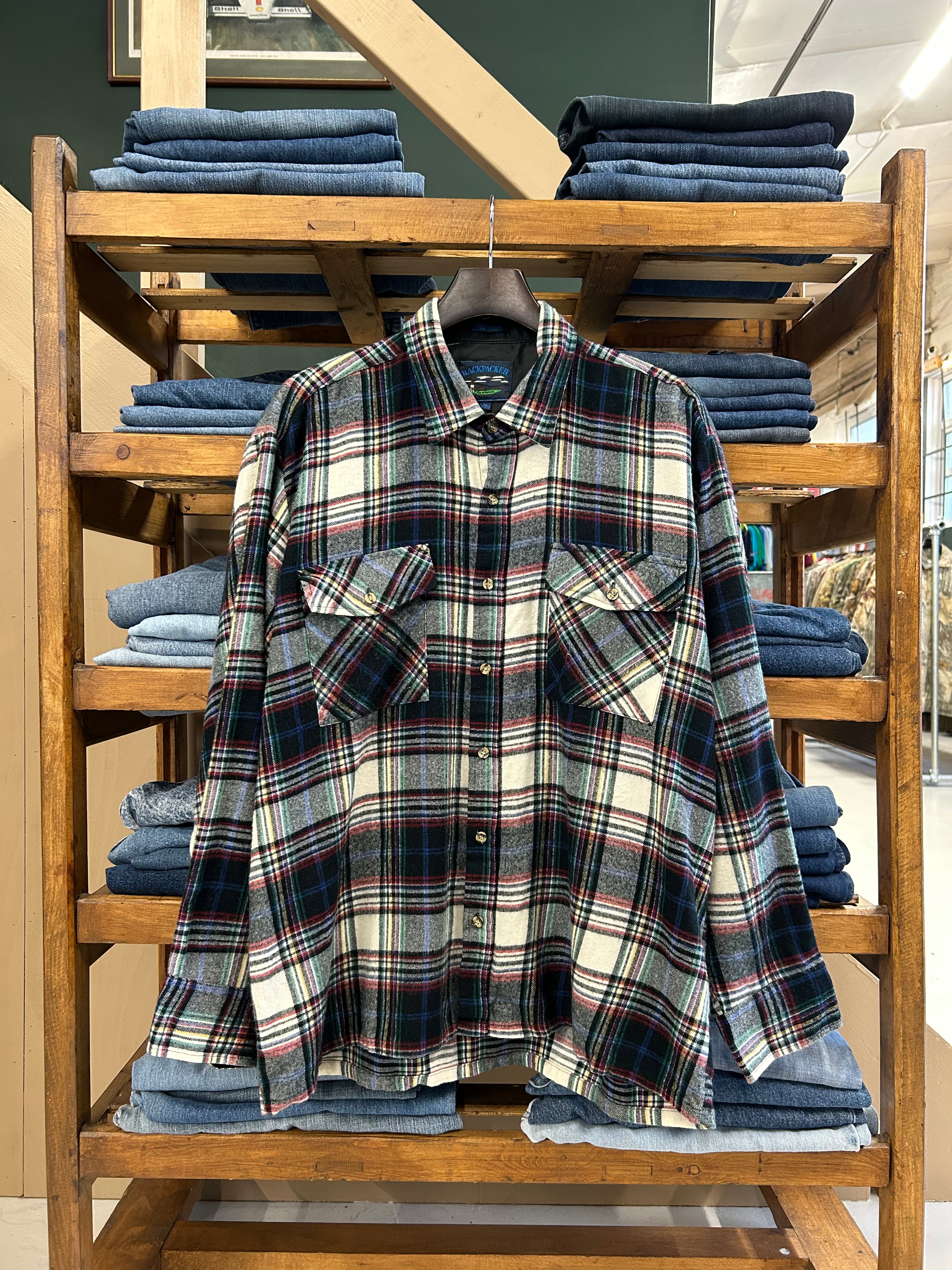 PLAID FLANNEL OVERSHIRT