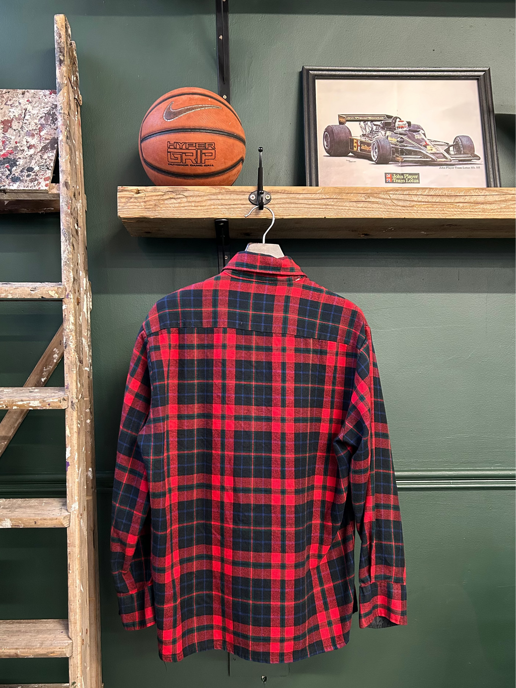 PLAID FLANNEL OVERSHIRT