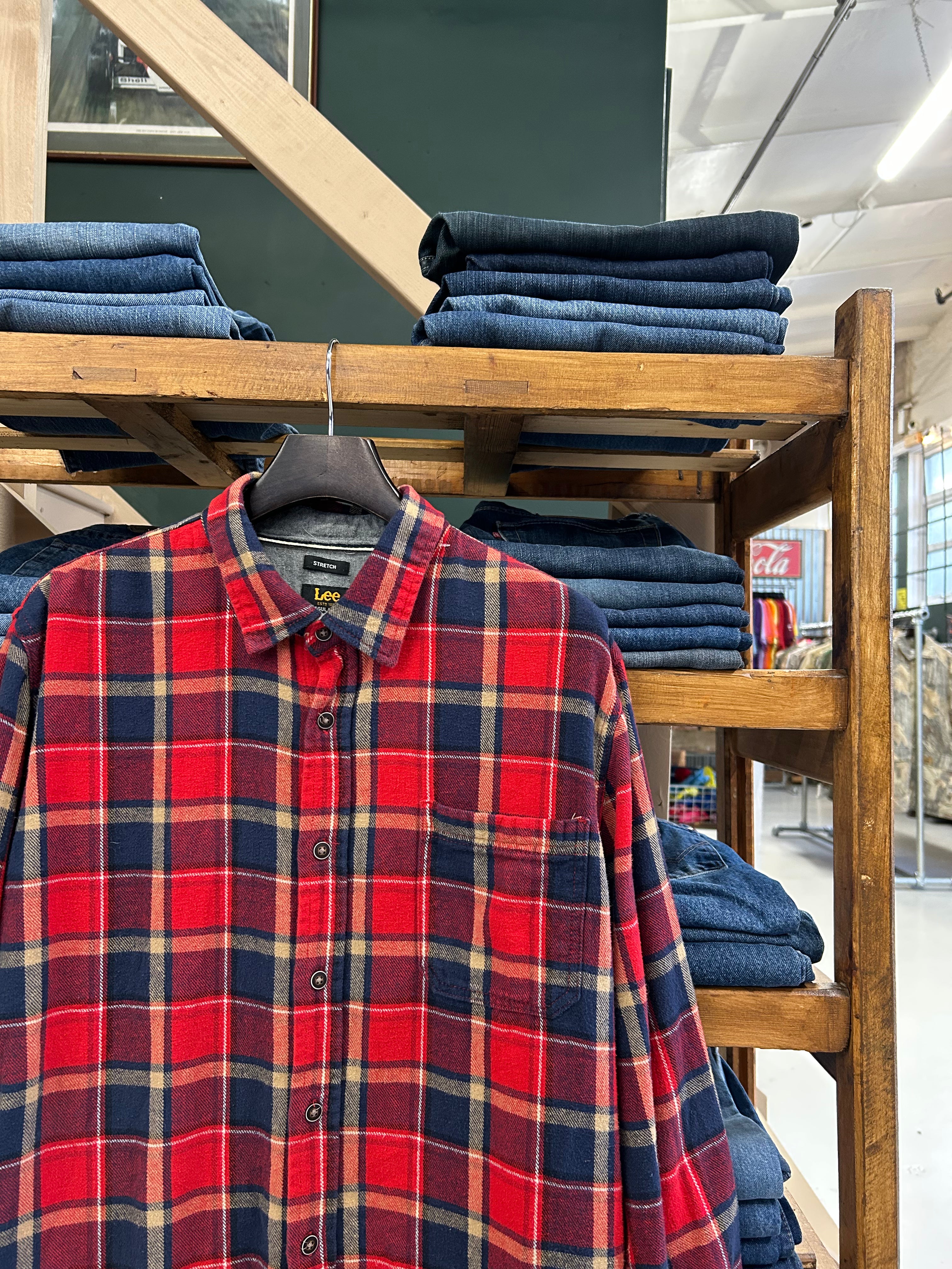 LEE PLAID FLANNEL SHIRT