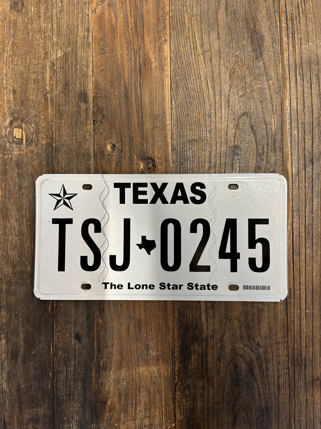 TEXAS USA LICENSE PLATE