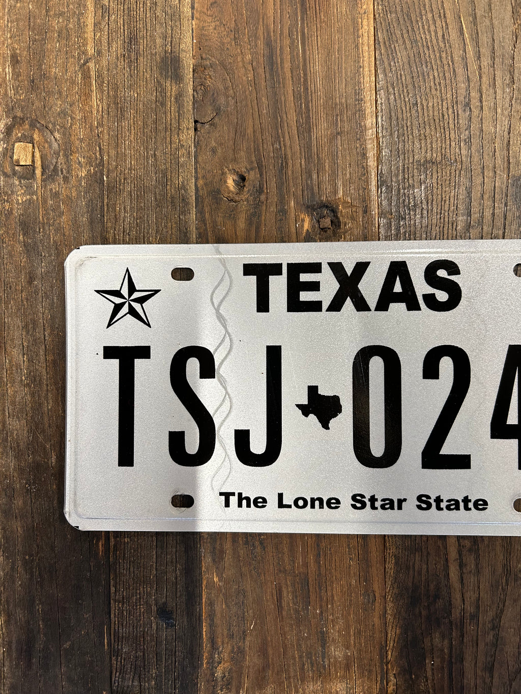 TEXAS USA LICENSE PLATE
